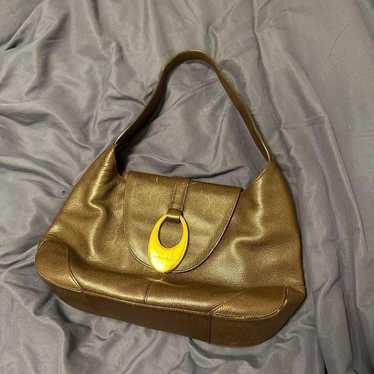 BVLGARI Leather Half Moon Hand Bag