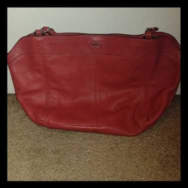 Coach Lexy red women's purse nwot