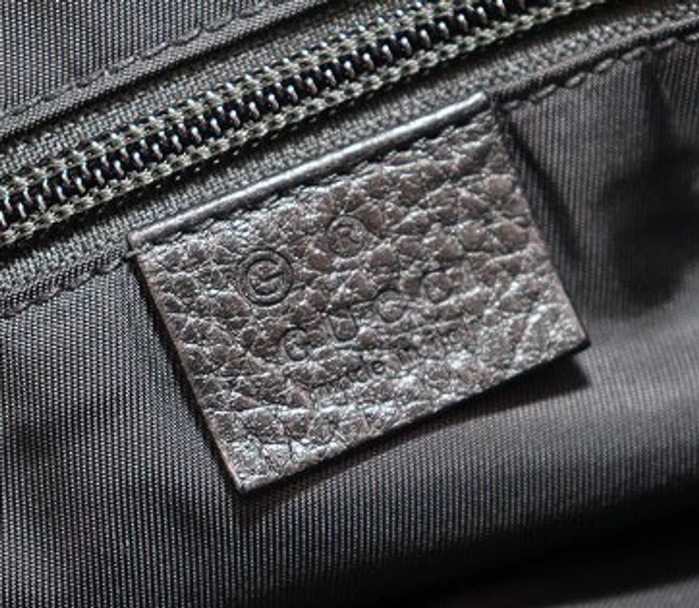 Gucci Gg All-Over Pattern Nylon Shoulder Bag Blac… - image 9