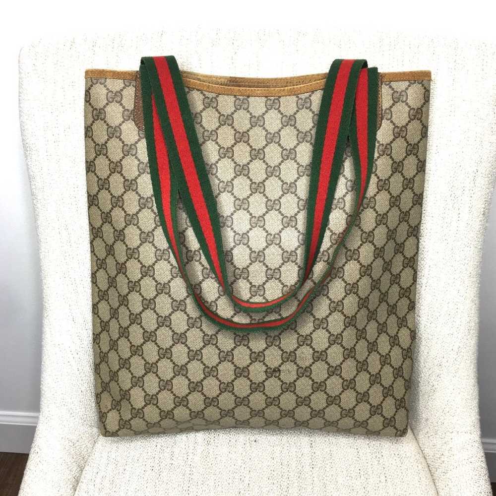 Gucci authentic brown tote bag - image 10