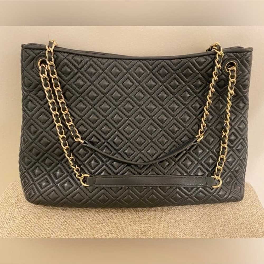 Tory Burch Marion Chain Slouchy Tote in Black - image 12