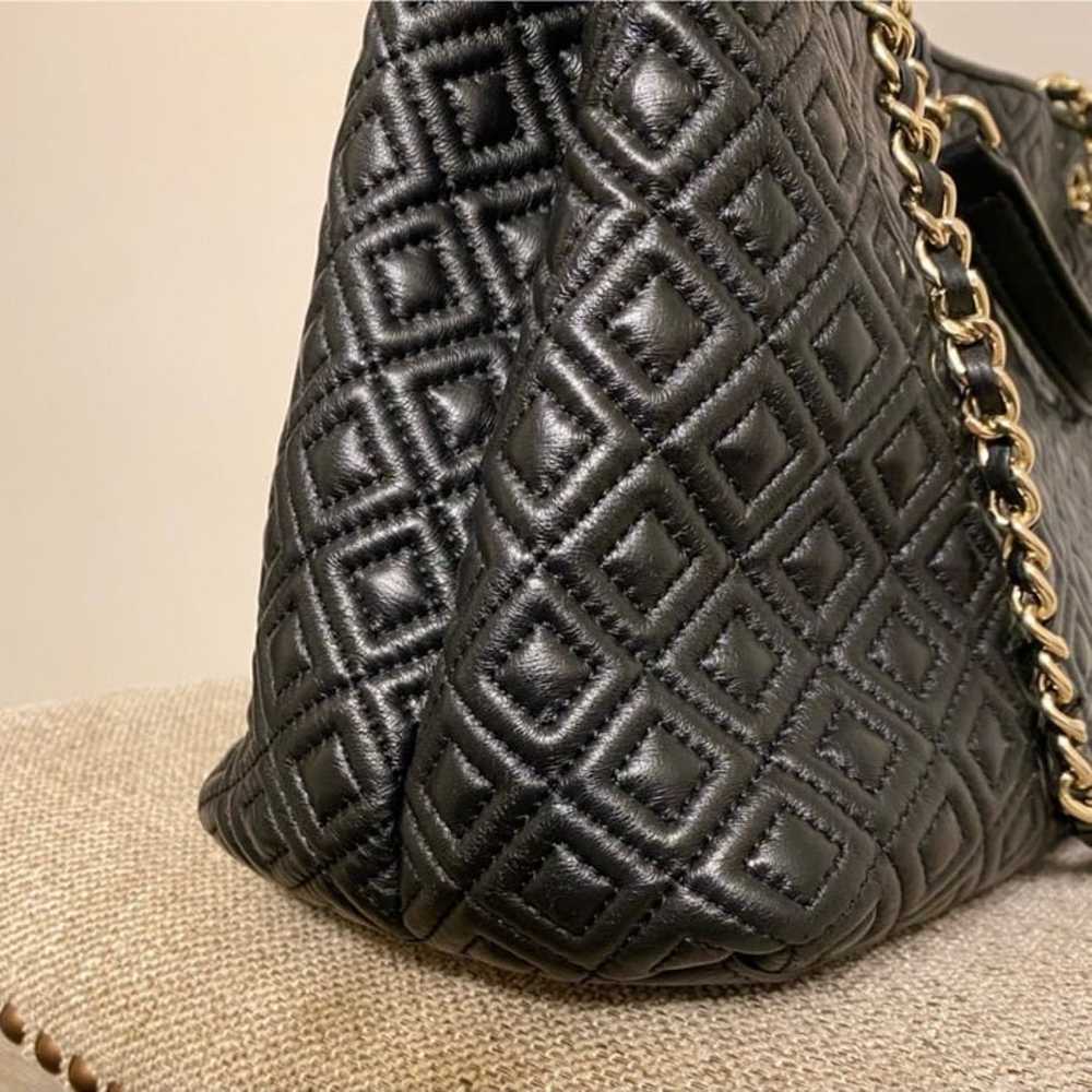 Tory Burch Marion Chain Slouchy Tote in Black - image 6