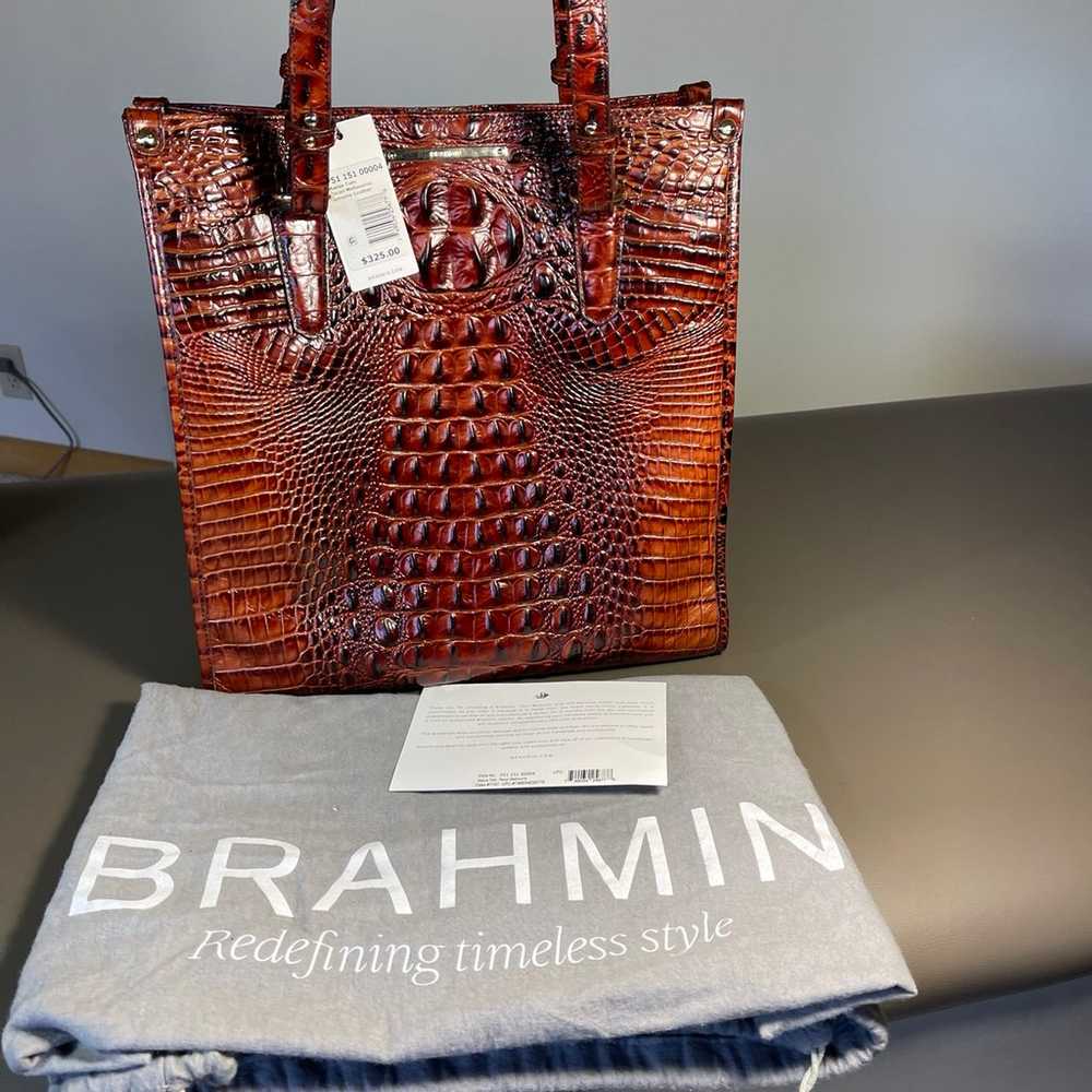 Brahmin Maeve Tote Pecan Melbourne w/ tags RaRE C… - image 1