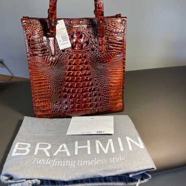 Brahmin Maeve Tote Pecan Melbourne w/ tags RaRE C… - image 1