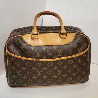 Auth Louis Vuitton LV Monogram Deauville PM