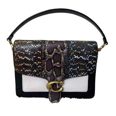 COACH Tabby Snakeskin Shoulder Bag