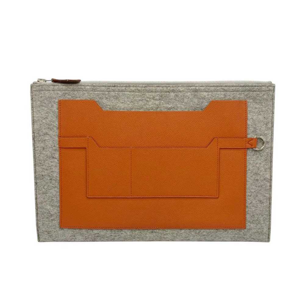 Excellent condition ✨ Hermes Tout Doux 37 Clutch … - image 2