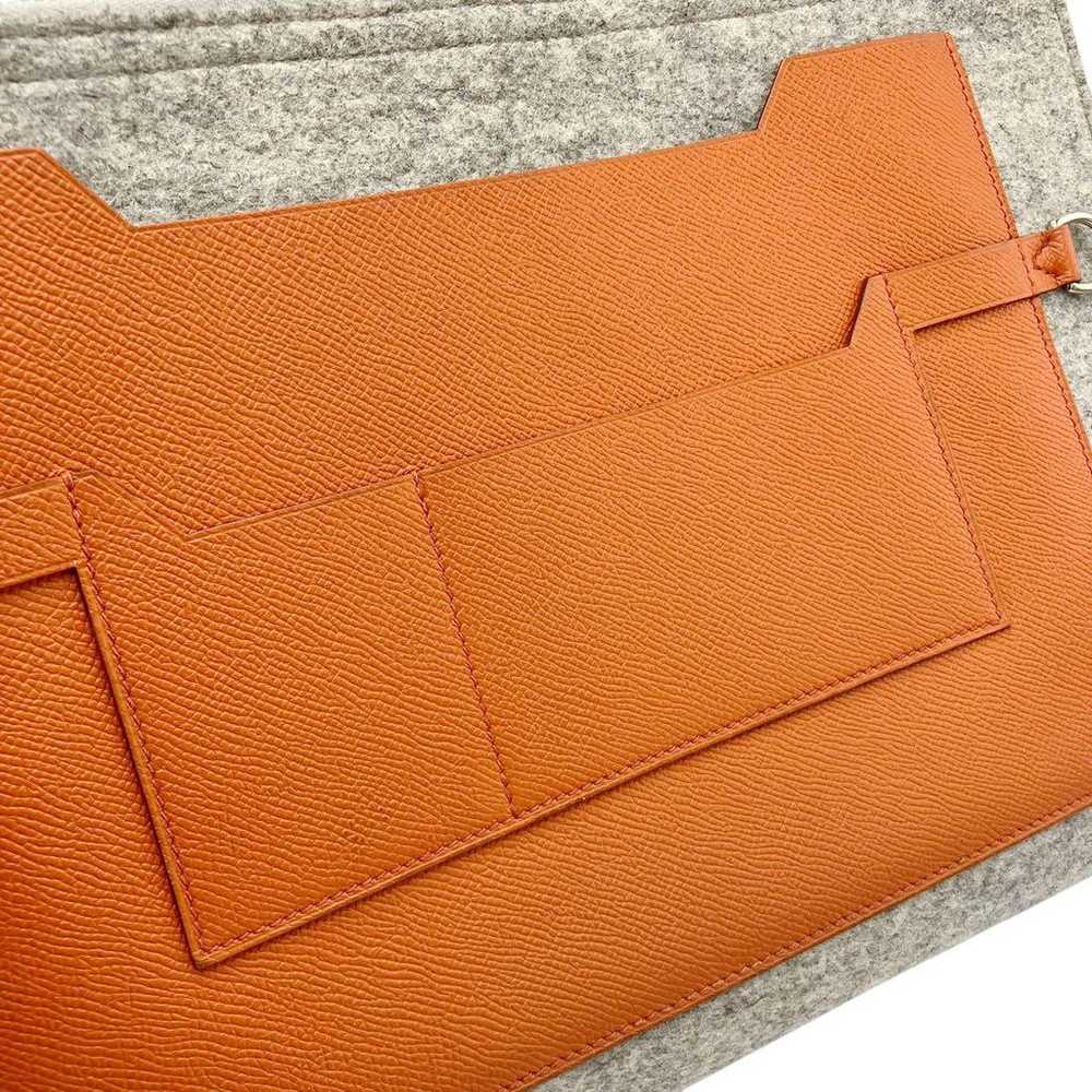 Excellent condition ✨ Hermes Tout Doux 37 Clutch … - image 6