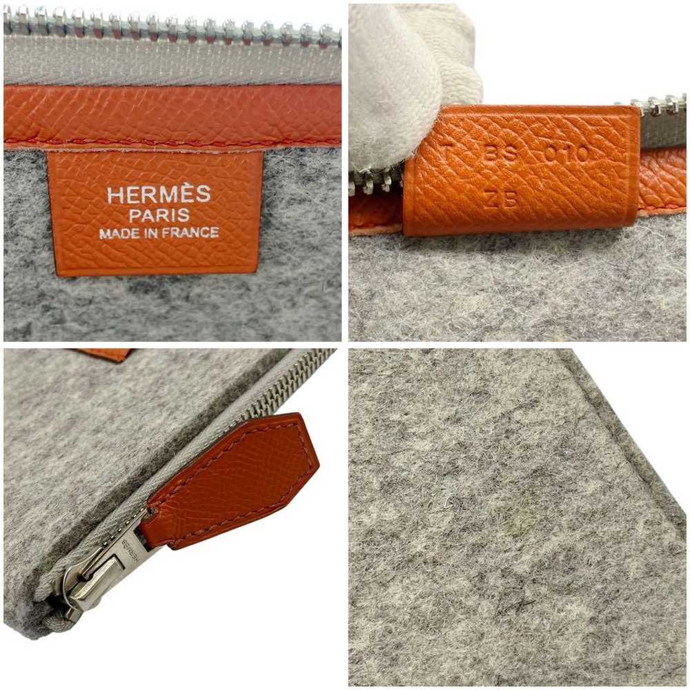 Excellent condition ✨ Hermes Tout Doux 37 Clutch … - image 7