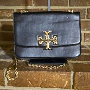 Tory Burch Small Eleanor Shoulder Bag Black/Gold