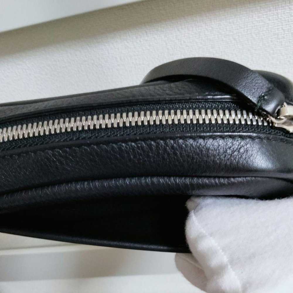 BALENCIAGA Black Leather Shoulder Bag - image 3