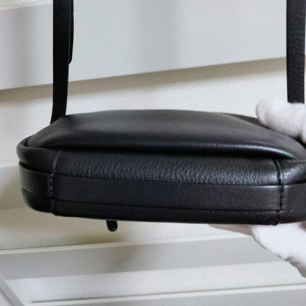 BALENCIAGA Black Leather Shoulder Bag - image 4