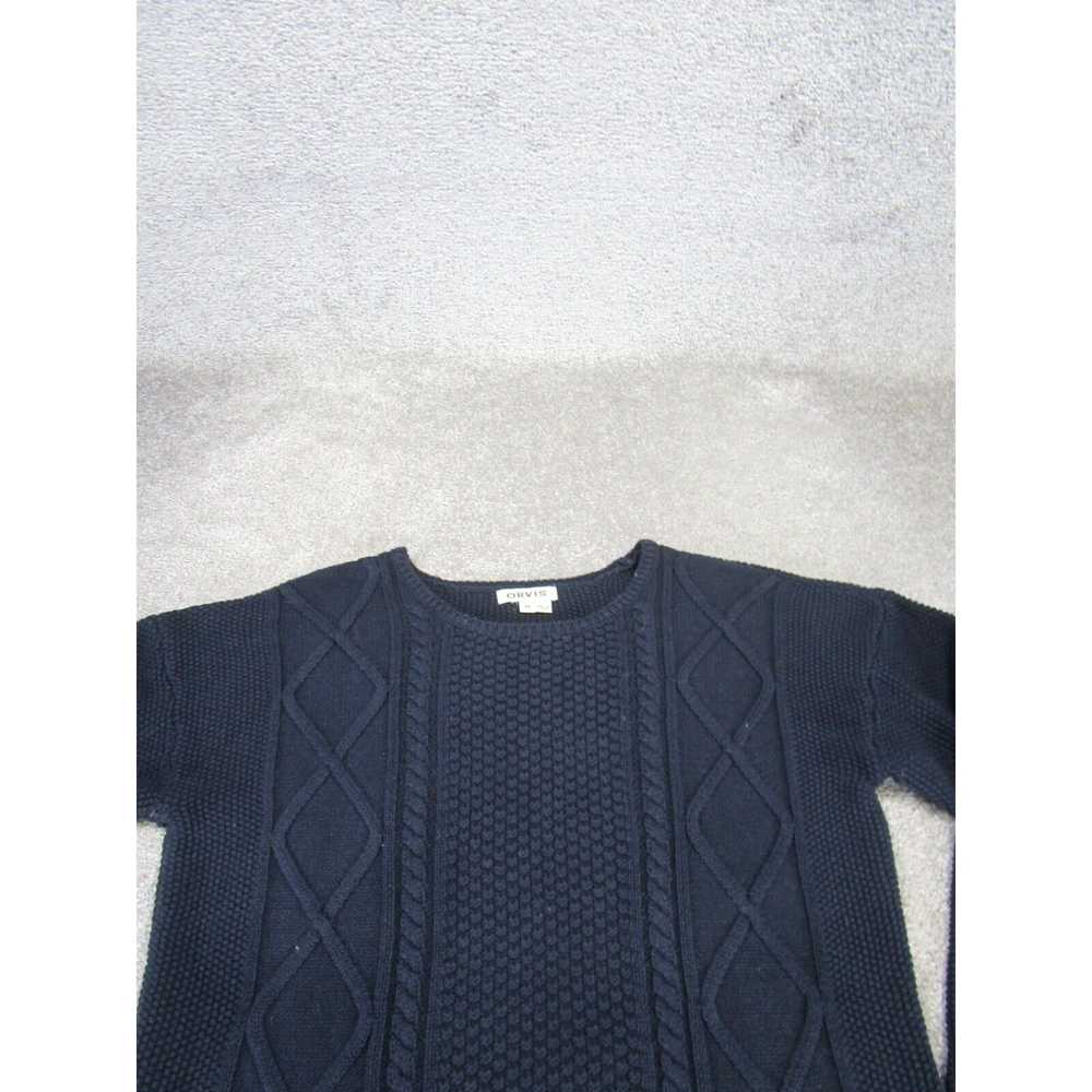 Orvis Orvis Sweter Womens Medium Navy Blue Knit C… - image 2