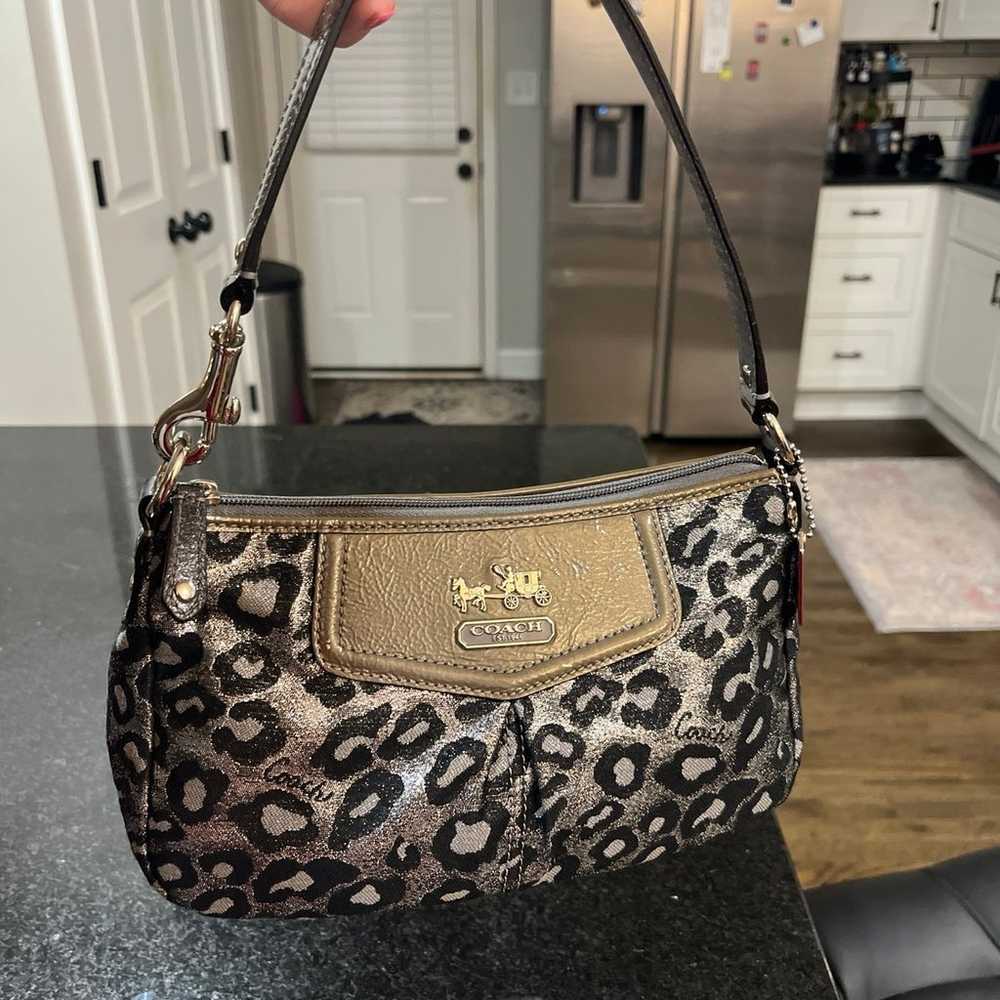 Vintage Coach Madison Ocelot bag - image 1