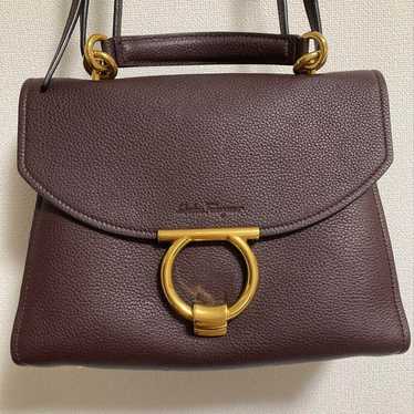 Salvatore Ferragamo Margot Top Handle Bag Gancini