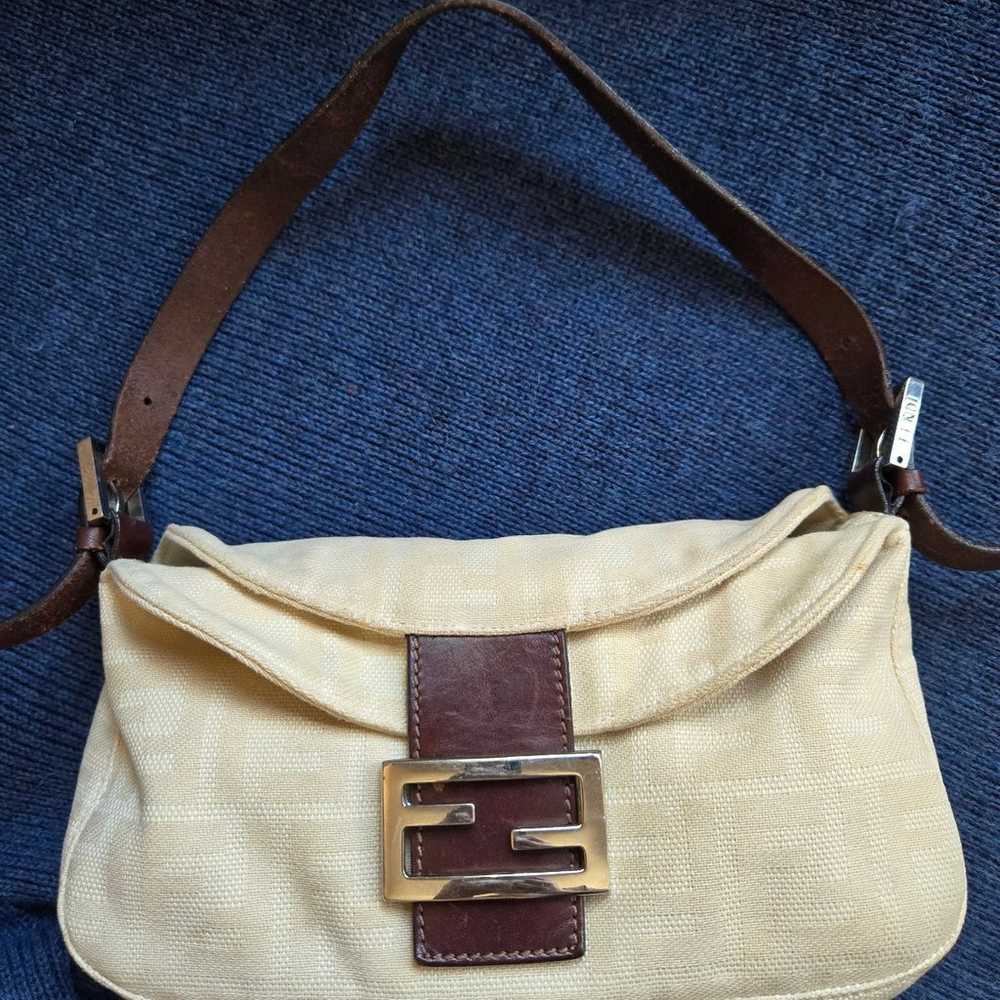 Fendi Baguette Bag Zucca Canvas - image 1