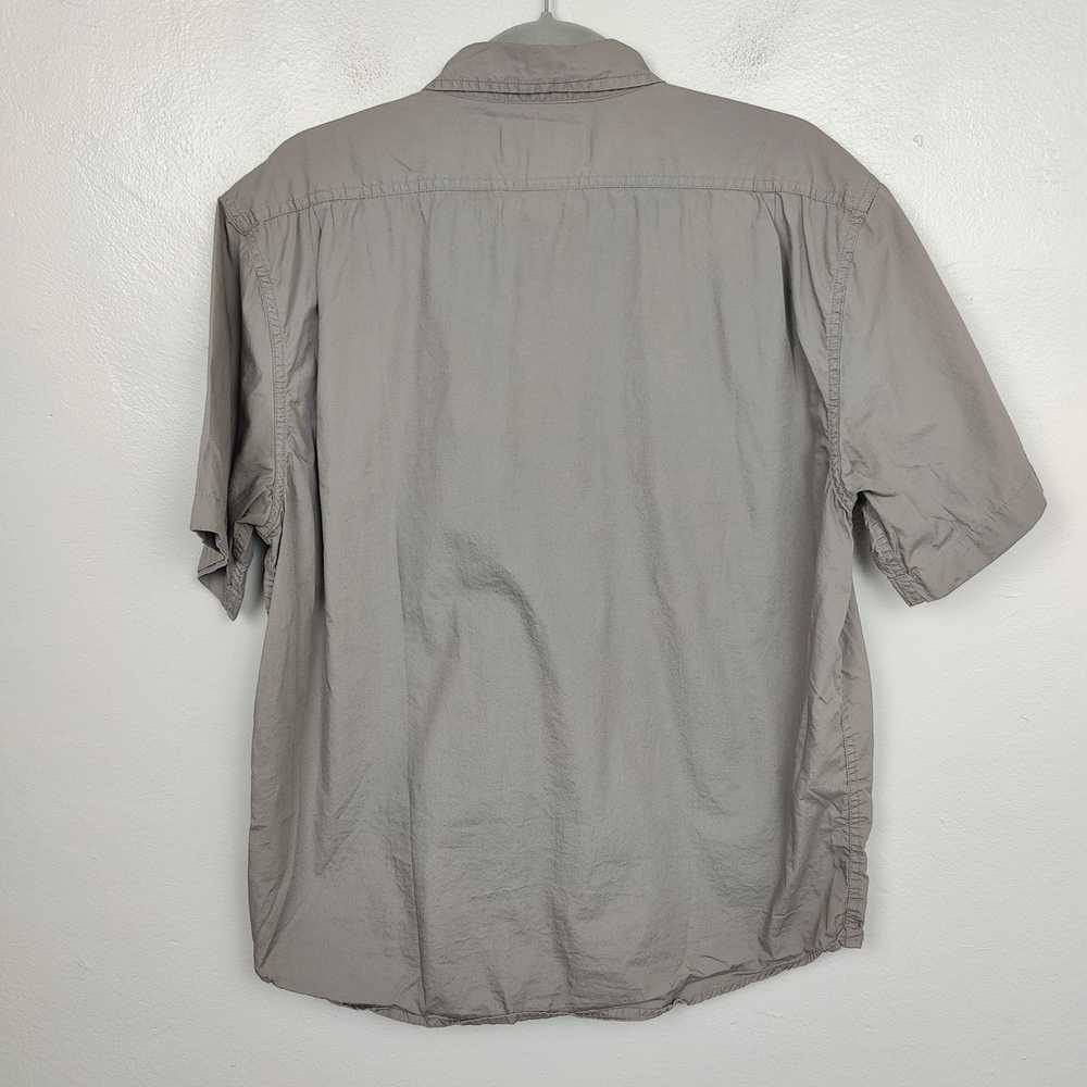 Filson Filson Button Up Shirt Mens Medium Gray Li… - image 4