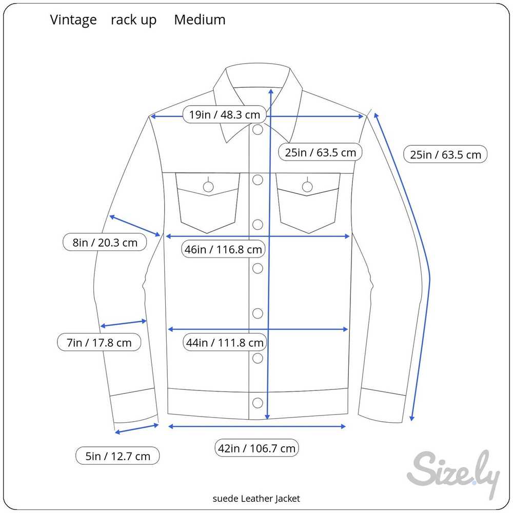 Vintage suede Leather Jacket - image 2