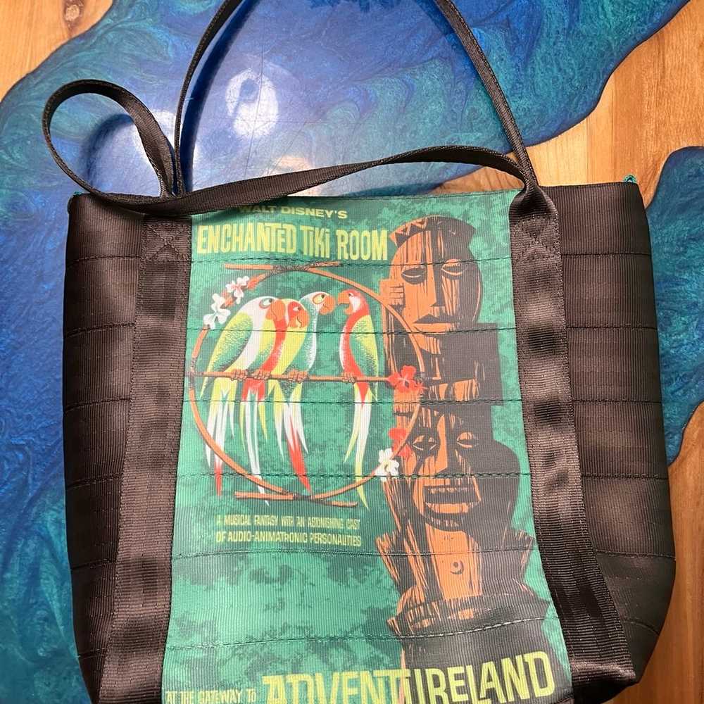 Harvey’s seatbelt tiki room poster tote - image 2