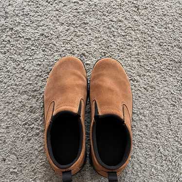 Lands end leather suede boots