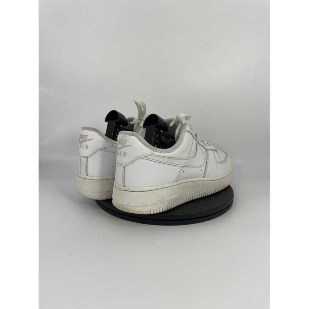 Nike Air Force 1 leather low trainers - image 3