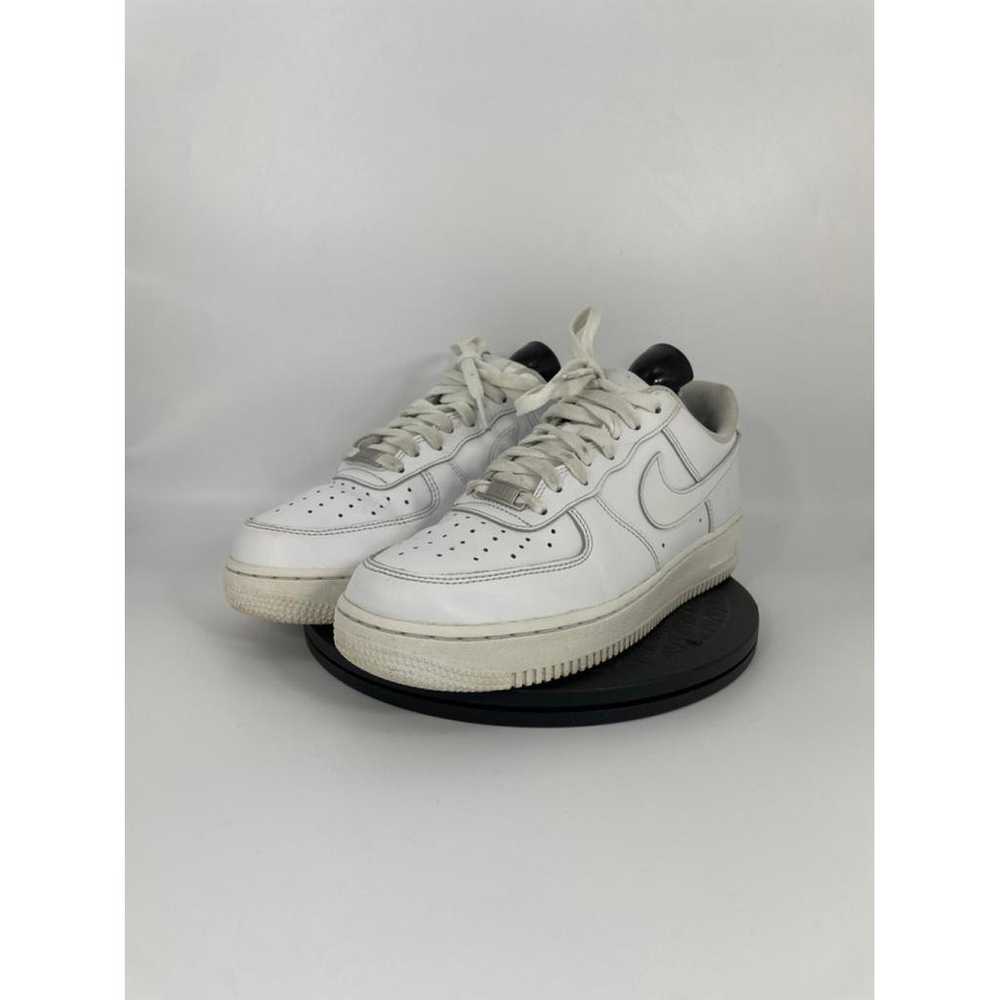 Nike Air Force 1 leather low trainers - image 4