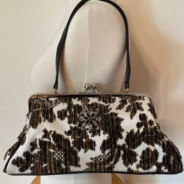 Glenda Gies Vintage good Print Handbag