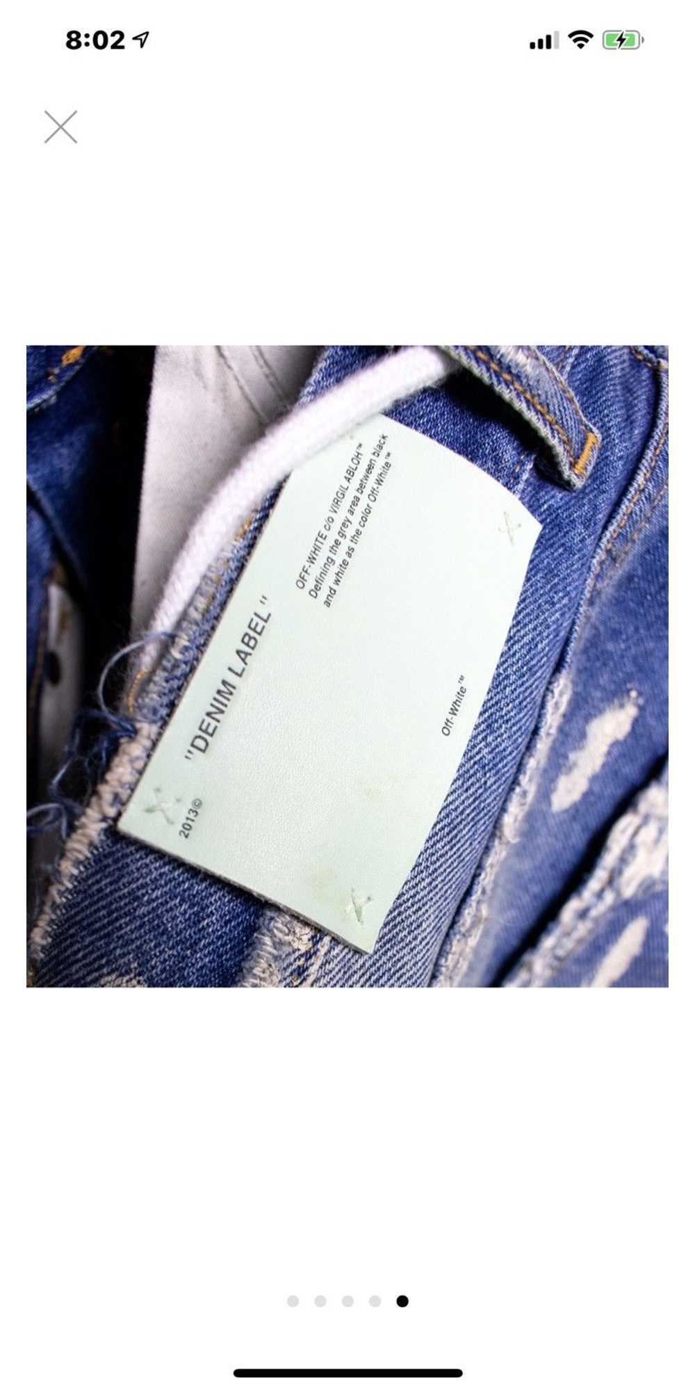 Off-White off white jeans offer up dont be a bum - image 4