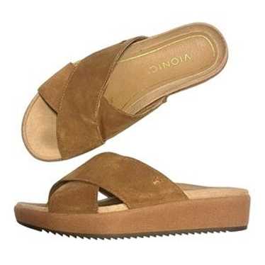 Vionic Hayden Suede Platform Slides - image 1