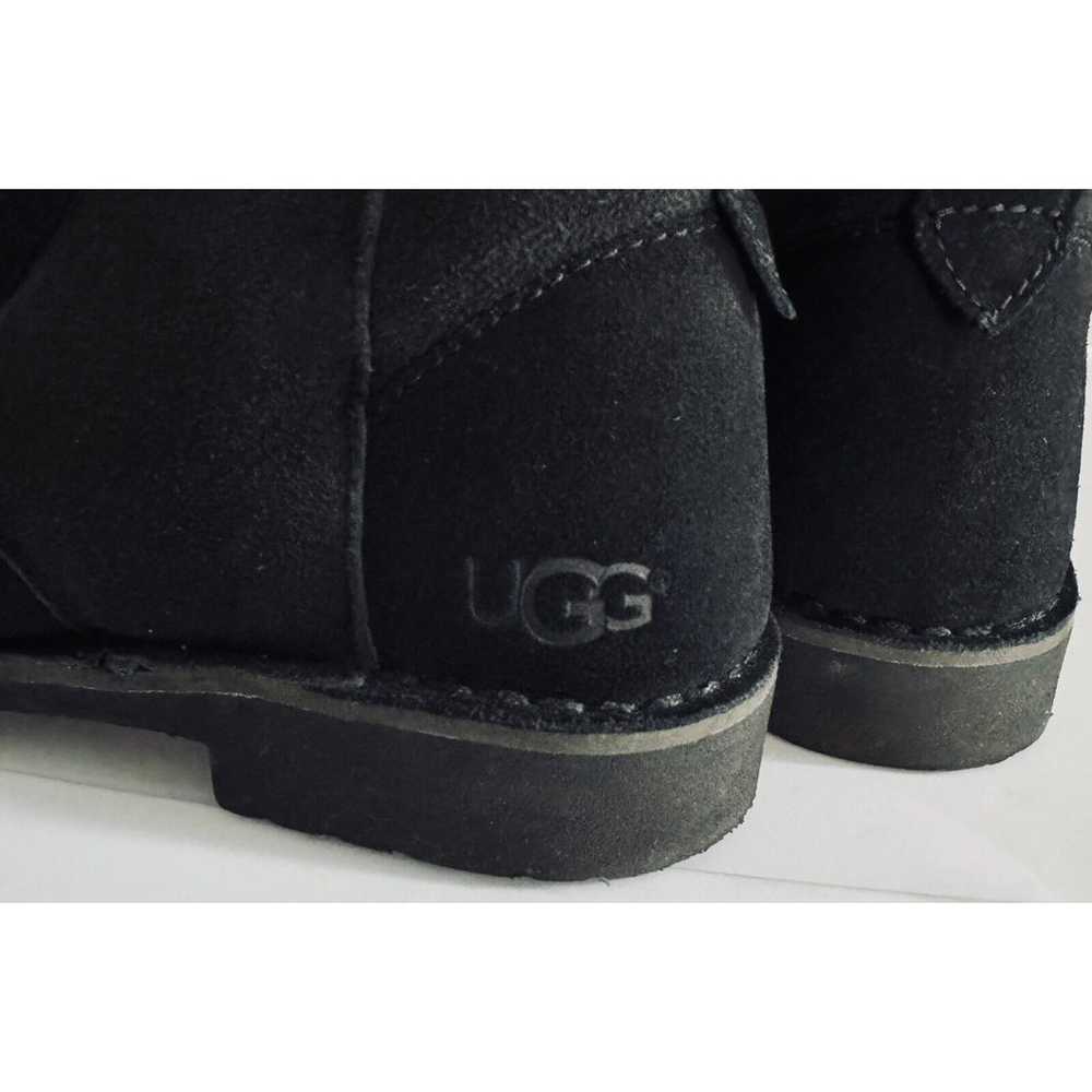 UGG Quincy Black Ankle Boot 8.5 Sheepskin Leather… - image 7