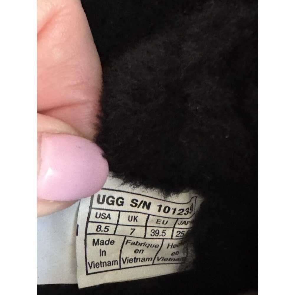 UGG Quincy Black Ankle Boot 8.5 Sheepskin Leather… - image 8