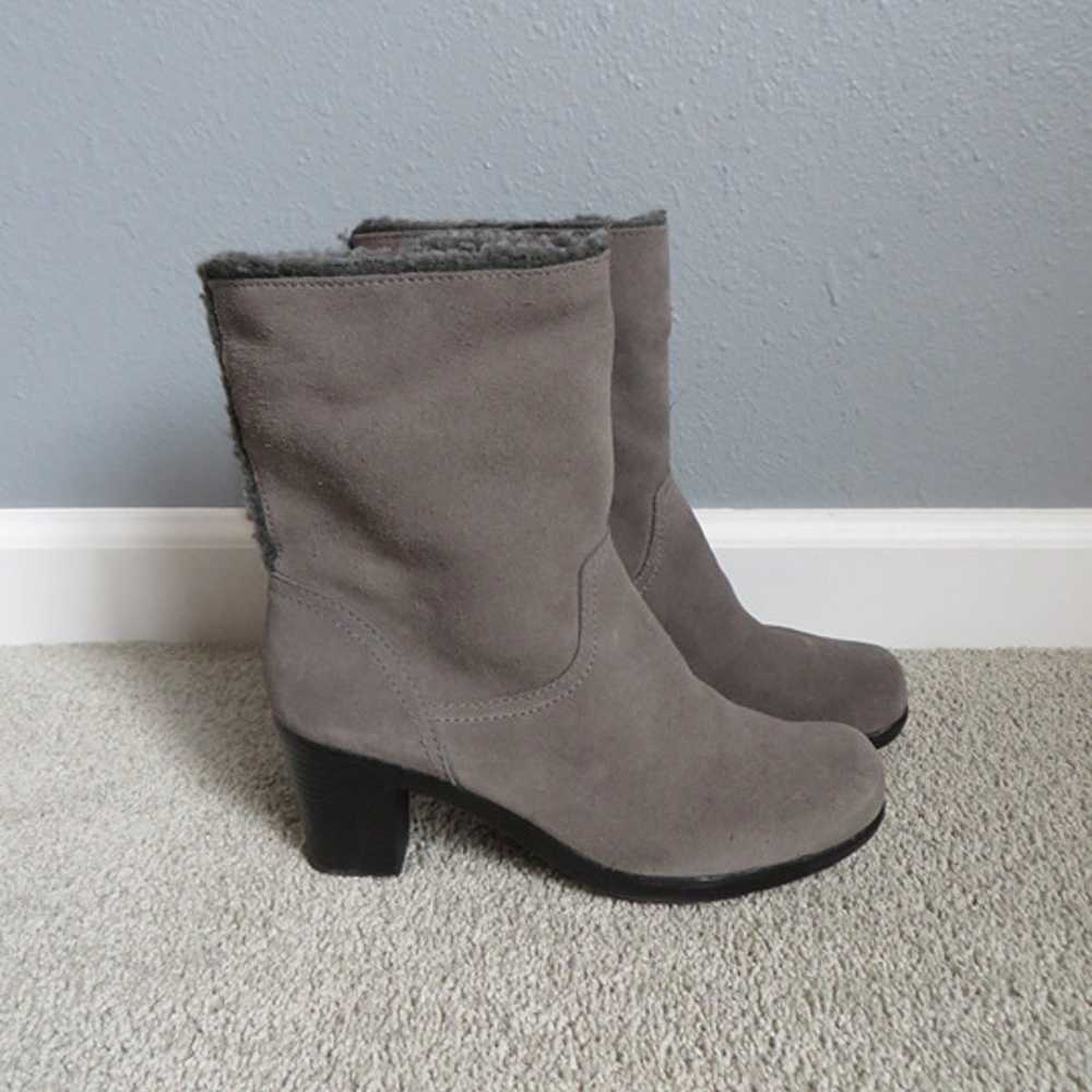 Clarks Bendables mid calf boots womens size 7M Gr… - image 3