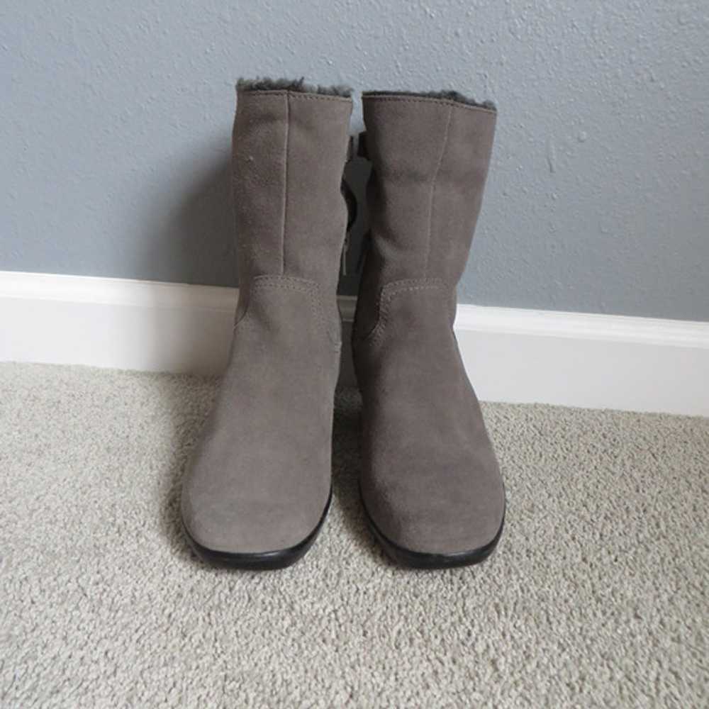 Clarks Bendables mid calf boots womens size 7M Gr… - image 4