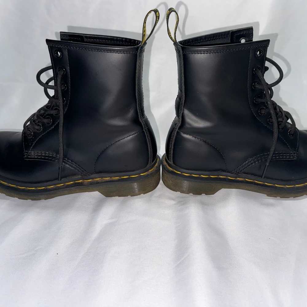 DR. DOC MARTENS 1460 AIRWAIR BLACK LEATHER COMBAT… - image 1