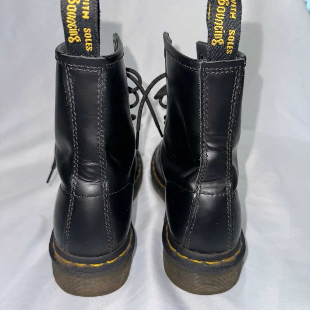 DR. DOC MARTENS 1460 AIRWAIR BLACK LEATHER COMBAT… - image 3