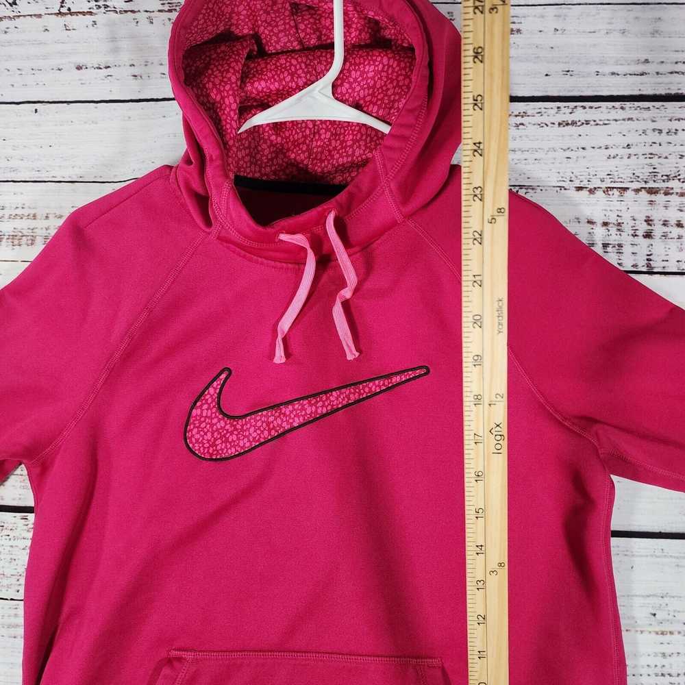 Nike Womens Nike Hot Pink Therma Fit Hoodie Med B… - image 11