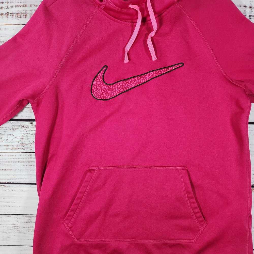 Nike Womens Nike Hot Pink Therma Fit Hoodie Med B… - image 3