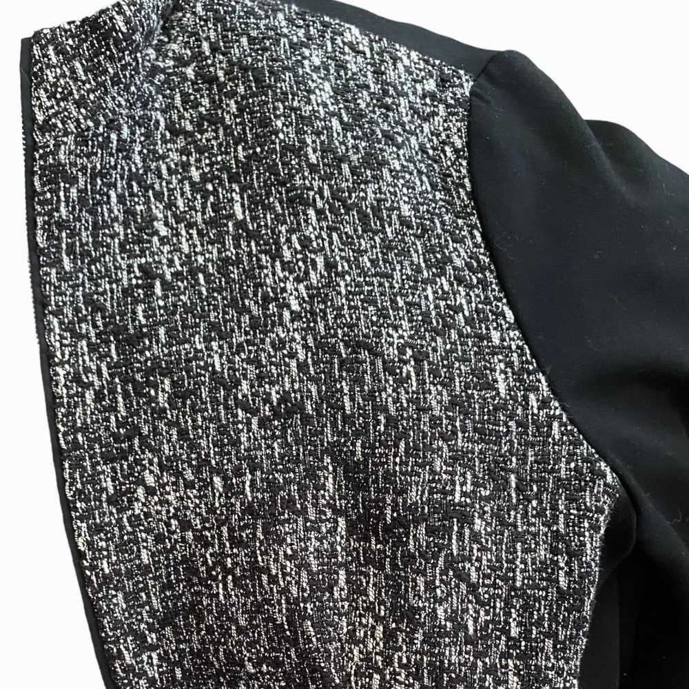 Max Mara MaxMara Tweed Boucle Zip Jacket Black Ac… - image 2