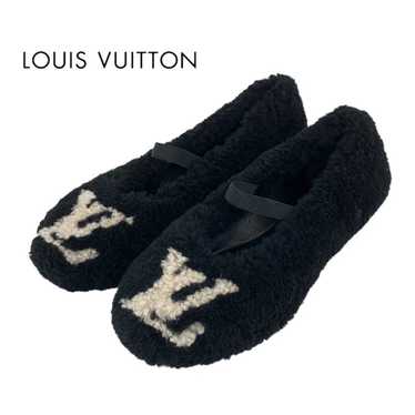 Louis Vuitton Poppy Line Flat Shoe Mouton Black B… - image 1