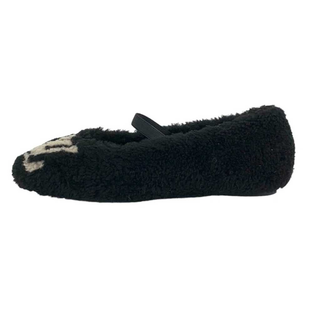 Louis Vuitton Poppy Line Flat Shoe Mouton Black B… - image 3