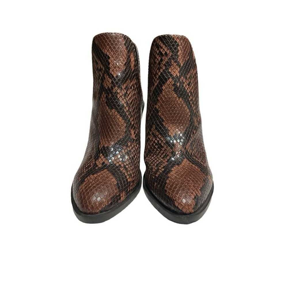 Steve Madden Crocodile Embossed Brown & Black Blo… - image 7