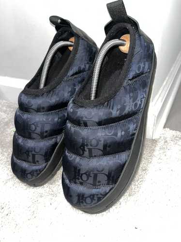 Dior Dior oblique jacquard nylon slippers