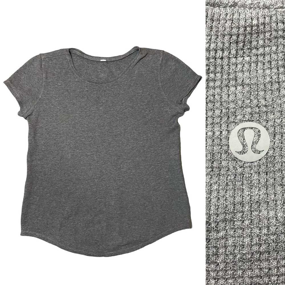 Lululemon Lululemon Love Crew Cotton Waffle Knit … - image 1