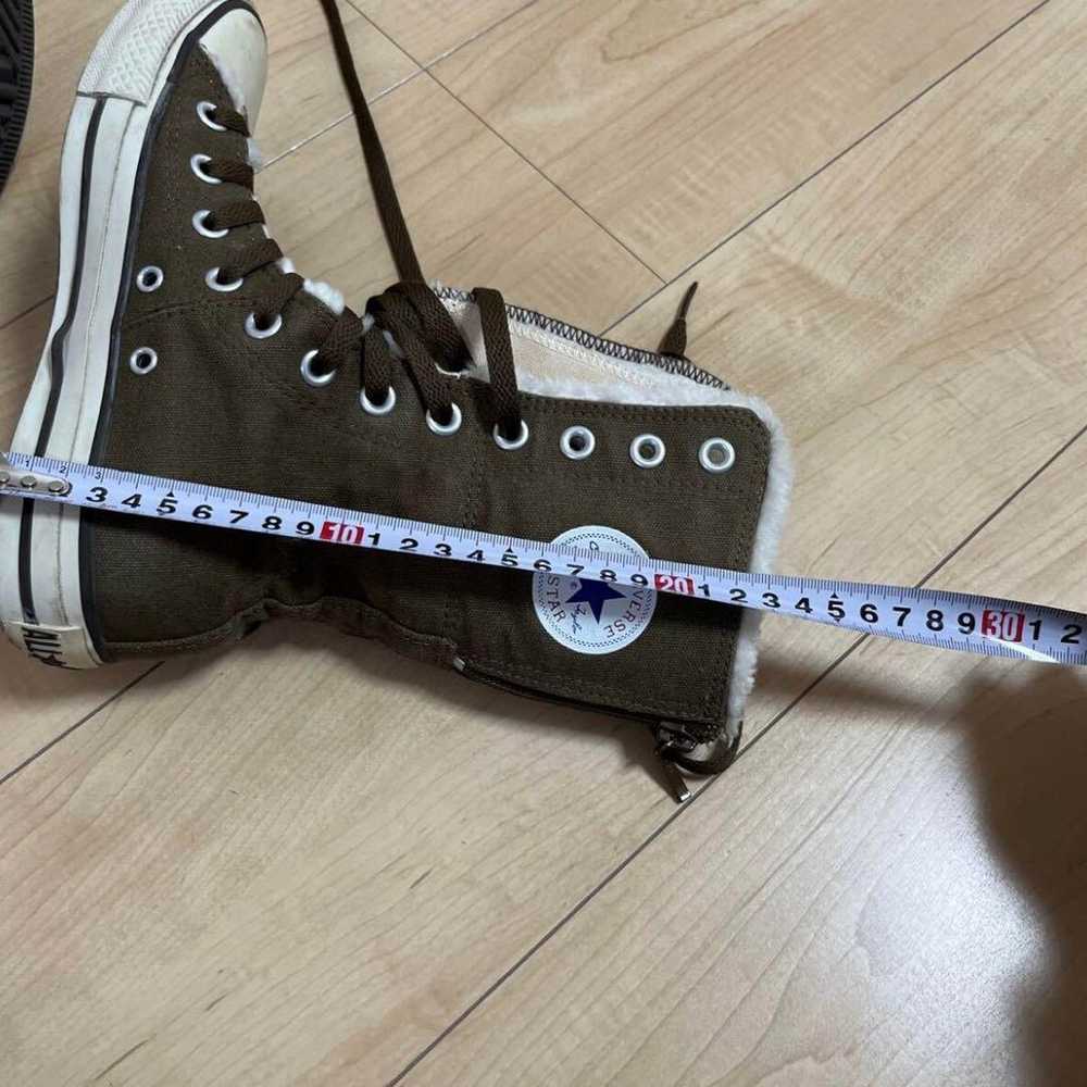 Converse All Star Boa Sneakers Long High Cut Khak… - image 10