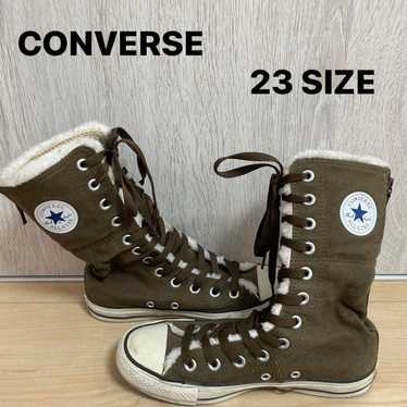 Converse All Star Boa Sneakers Long High Cut Khaki