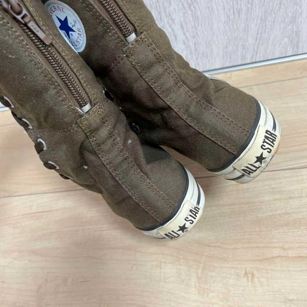 Converse All Star Boa Sneakers Long High Cut Khak… - image 6