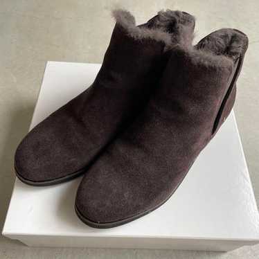 Mackintosh Philosophy Dark Brown Mouton Boots Sue… - image 1