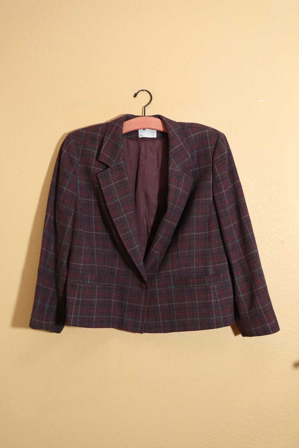 Pendleton Vintage Pendelton Plaid Womens Blazer (… - image 1