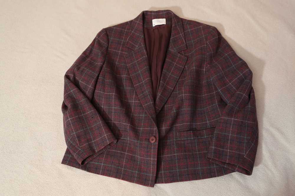 Pendleton Vintage Pendelton Plaid Womens Blazer (… - image 3