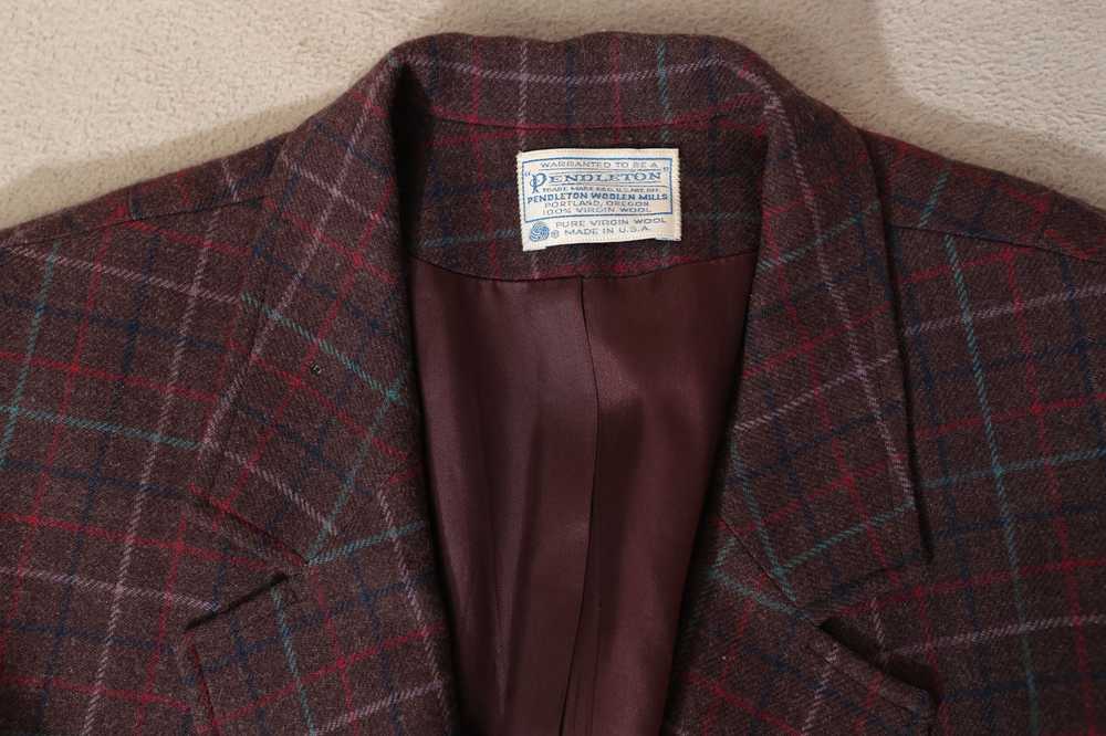 Pendleton Vintage Pendelton Plaid Womens Blazer (… - image 6